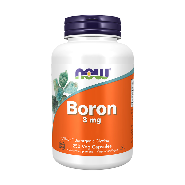 Boro 3 mg  - 250 Cápsulas - Now