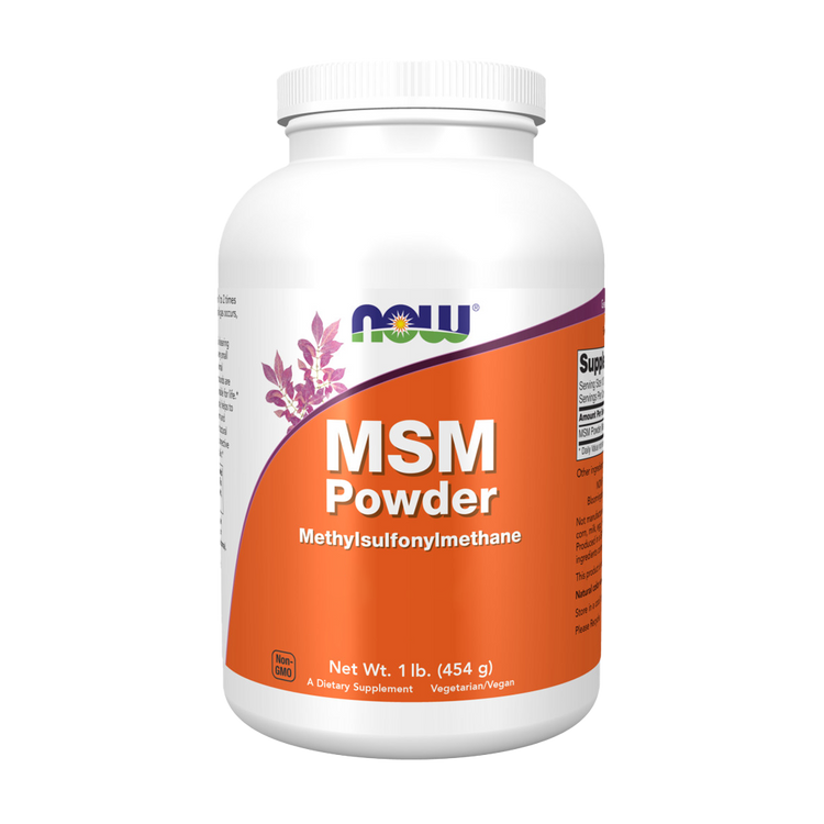 MSM Metilsulfonilmetano - Polvo - 454 gramos - Now