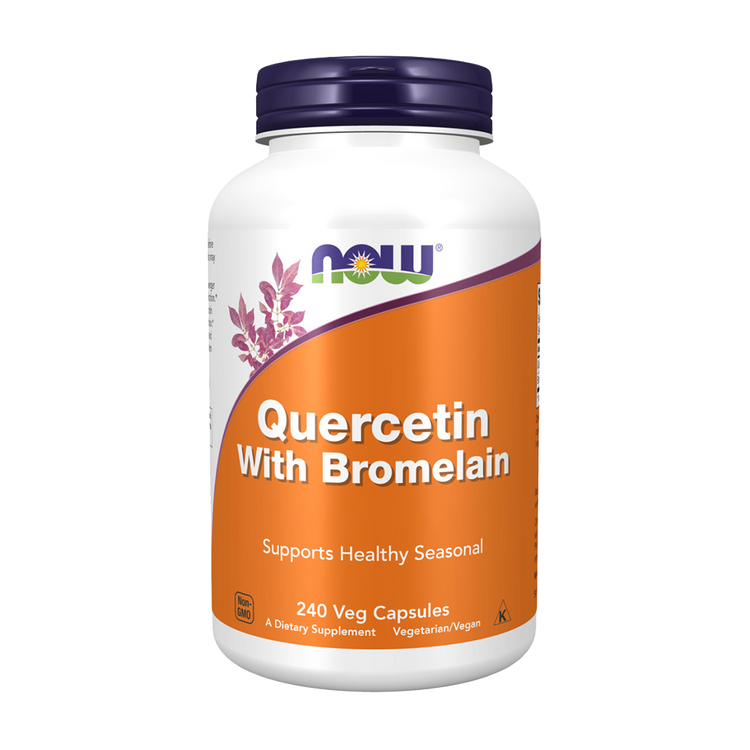 Quercetin with Bromelain - 240 Cápsulas – Now