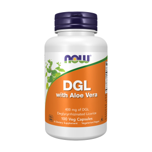 DGL com Aloé Vera - 100 Cápsulas - Now