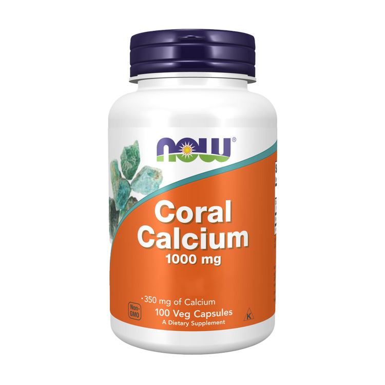 Coral Cálcio 1000 mg - 250 Cápsulas - Now