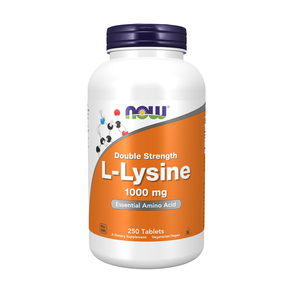 L-Lisina 1000 mg - 250 Comprimidos - Now