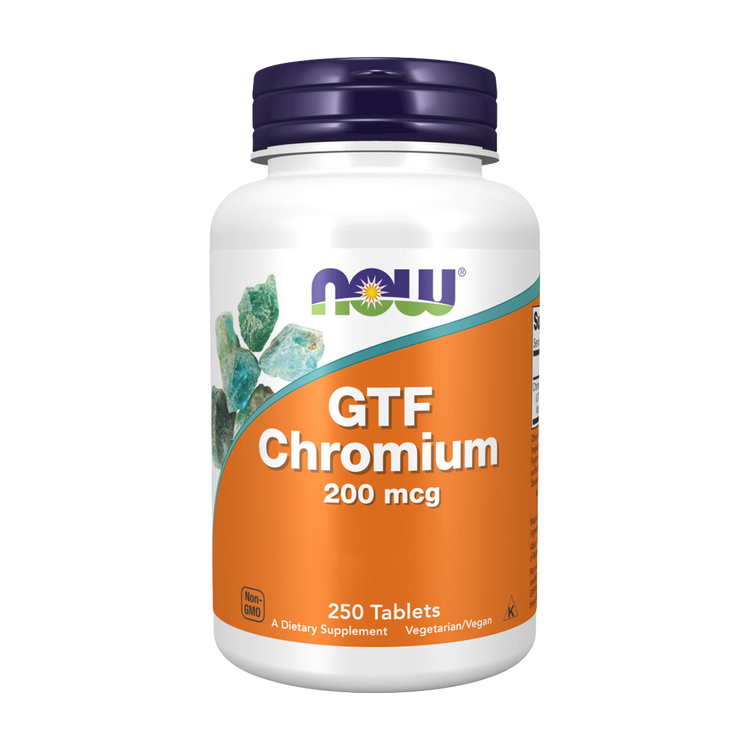 GTF Chromium - 200mcg - 250 Comprimidos - Now