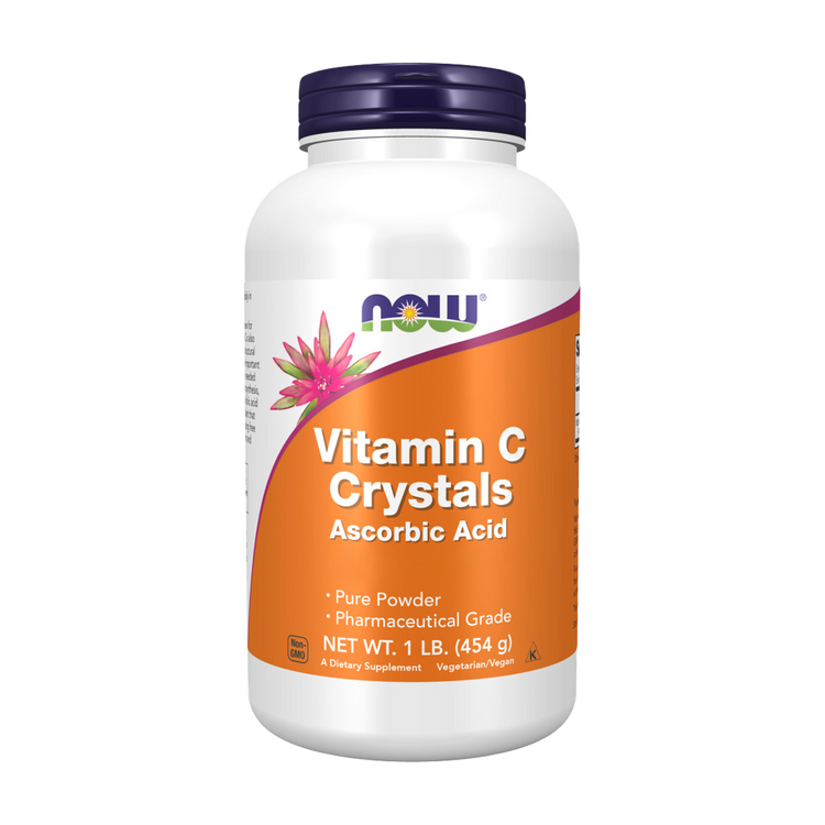 Vitamina C Cristais - 454 grams - Now