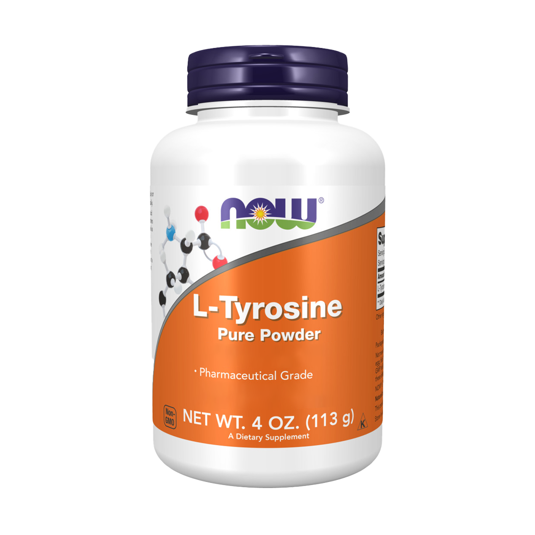 L-Tyrosine - Powder - 113g - Now