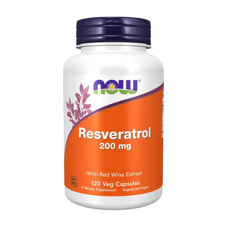 Resveratrol - 200mg - 120 Cápsulas - Now