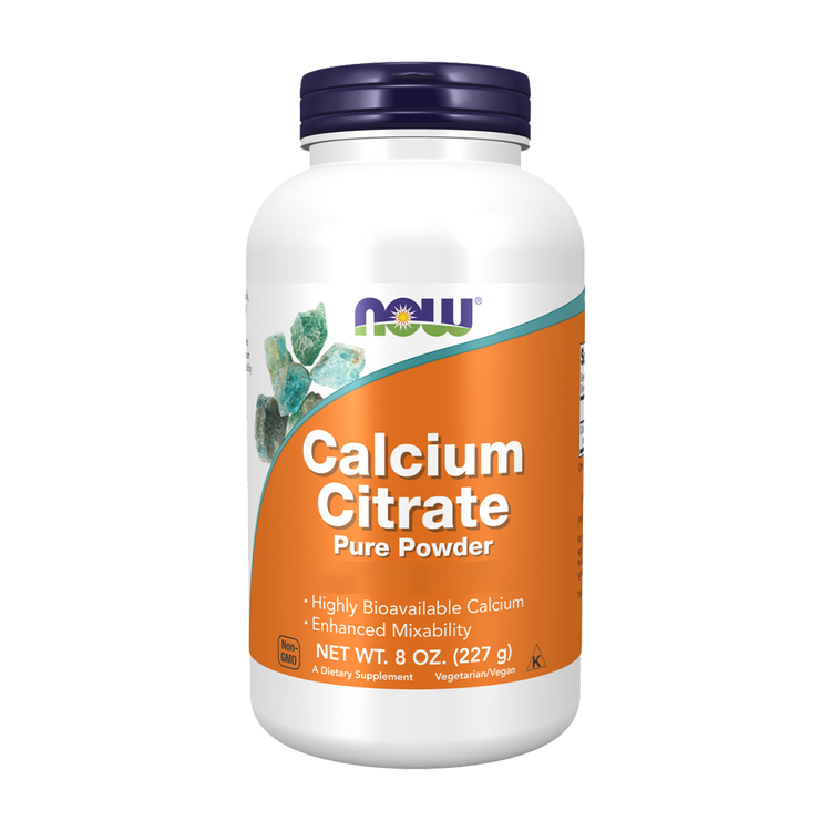 Cálcio Citrato Pure Powder - 227 grams - Now
