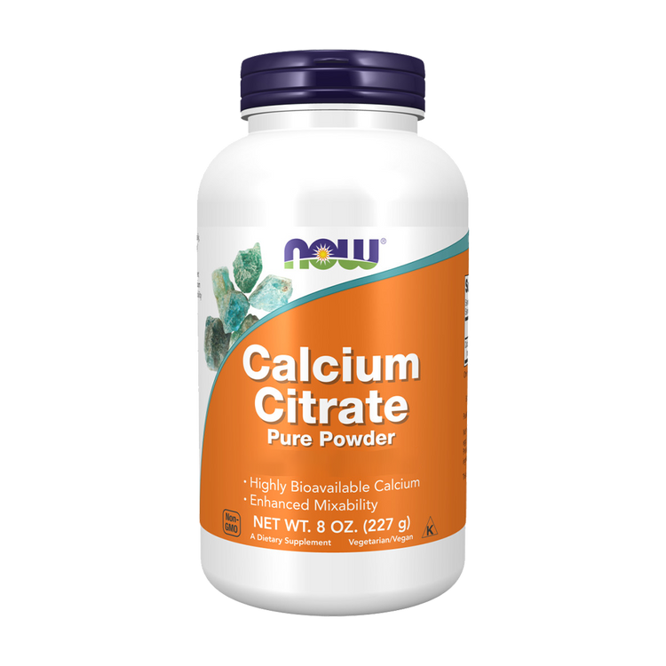 Cálcio Citrato Pure Powder - 227 grams - Now