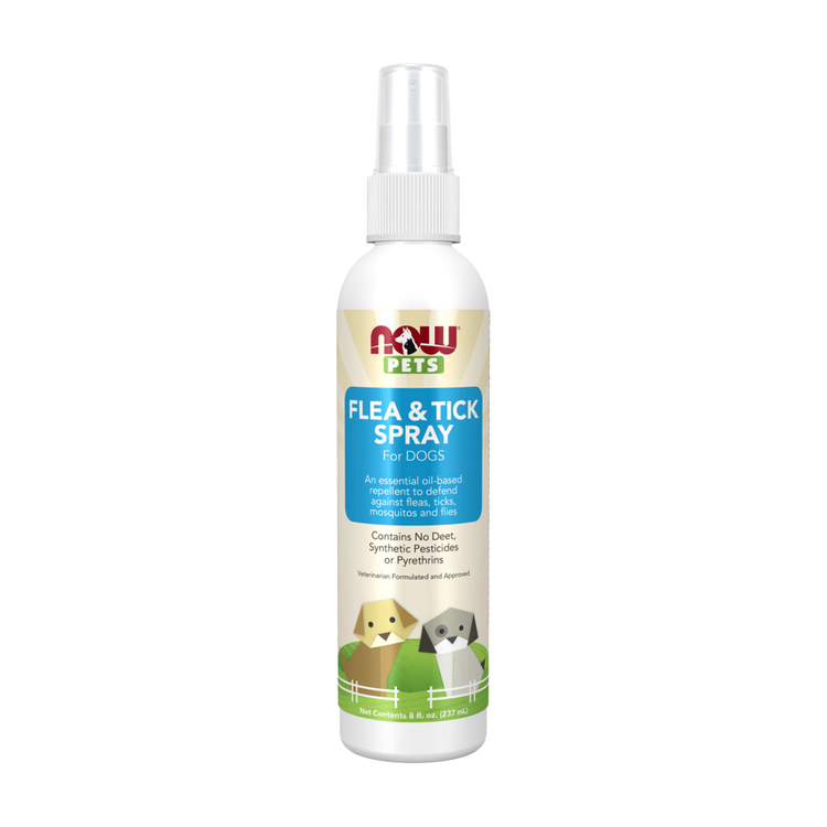 Spray Pulgas y Garrapatas Mascotas - 237ml - Now