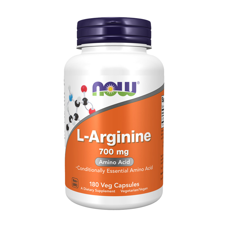 L-Arginine - 700mg - 180 cápsulas - Now