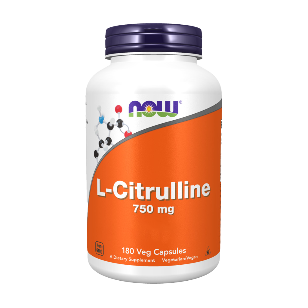 L-Citrullina 750 mg  - 180 Cápsula - Now