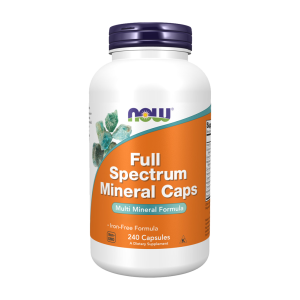 Minerais de Espetro Completos - Iron-Free - 240 Cápsulas - Now