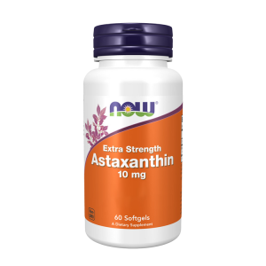Astaxanthin Extra Strength - 10mg - 60 Cápsulas Moles - Now