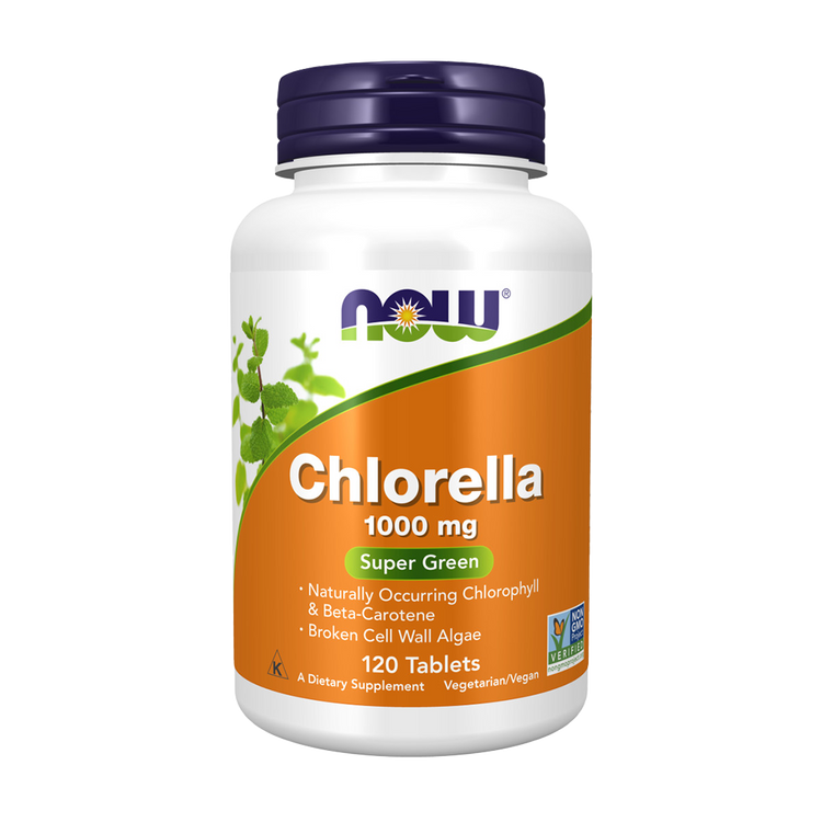 Chlorella 1000 mg  - 120 Comprimidos - Now