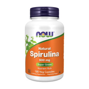 Spirulina 500mg - 120 Cápsulas - Now