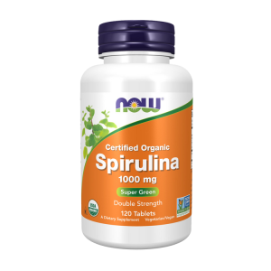 Spirulina 1000mg - 120 Cápsulas - Now