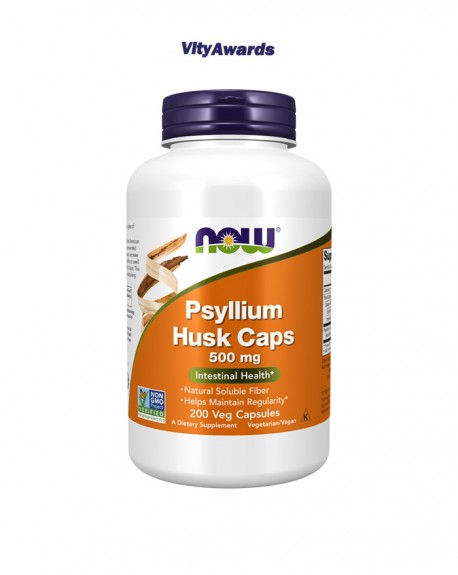 Psyllium Husk 200 Cápsulas Vegetais - Now