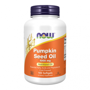 Pumpkin Seed Oil 1000 mg - 100 Cápsulas Moles - Now