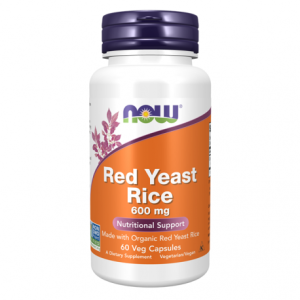 Red Yeast Rice 600 mg - 60 Cápsulas Vegetais - Now