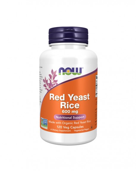 Red Yeast Rice 600 mg 120 cápsulas - Now