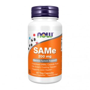 SAM-E 200 mg - 60 Cápsulas - Now