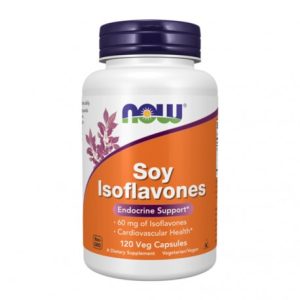 Soy Isoflavones - 120 Cápsulas Vegetais - Now