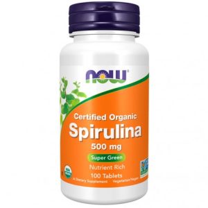 Spirulina 500mg - 100 Comprimidos - Now