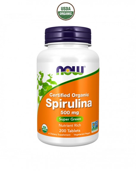Spirulina 500 mg 200 comprimidos - Now