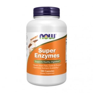 Super Enzymes 180 Cápsulas - Now
