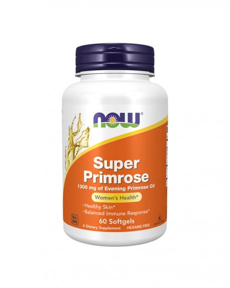 Oleo de Onagra - Super Primrose 1300 mg 60 cápsulas - Now