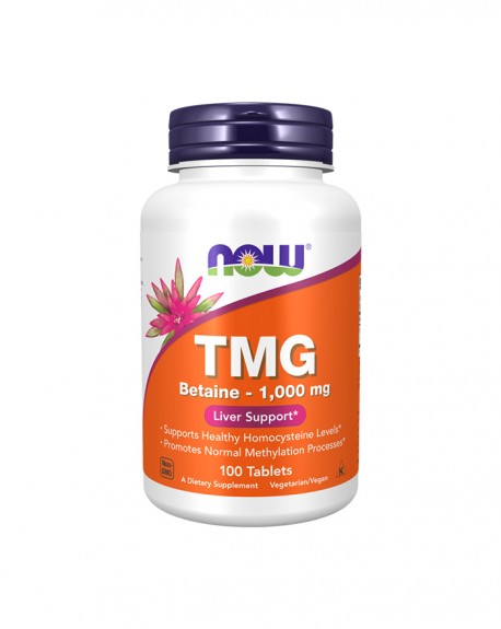TMG Betain 1000 mg 100 comprimidos - Now