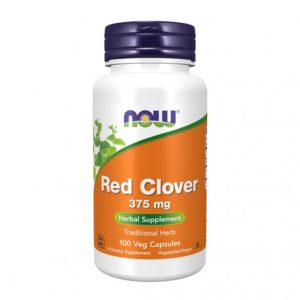 Trevo Vermelho - Red Clover 375 mg - 100 Cápsulas Vegetais - Now
