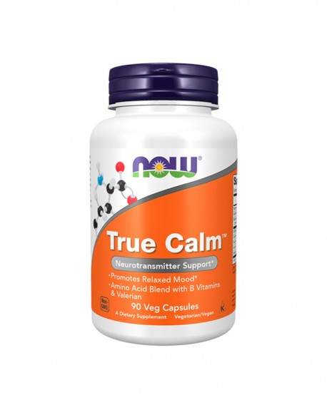 True Calm Amino Relaxer 90 cápsulas vegetais - Now