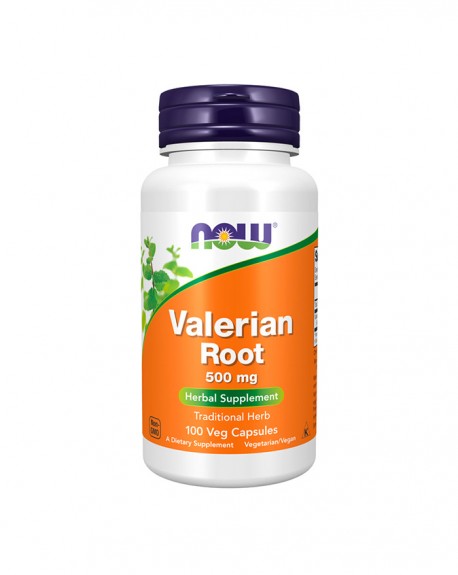 Valerian Root 500mg - 100 Cápsulas - Now
