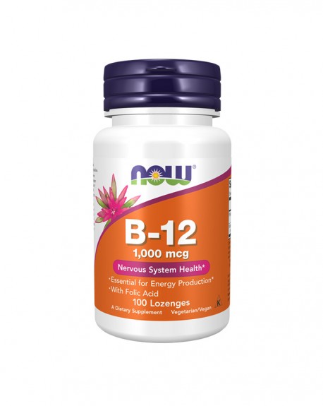 Vitamina B-12 1000 mcg 100 Losangos - Now