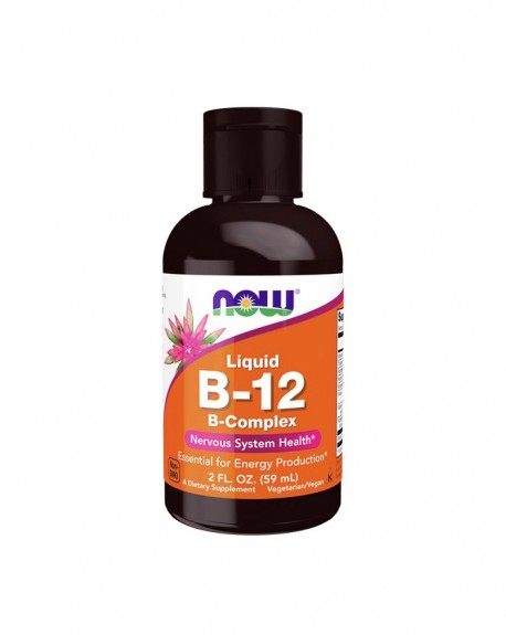 Vitamina B-12 Liquida Complex 60 ml - Now