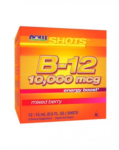 Vitamina B-12 10,000 Mcg 12 Monodoses 15 ml - Now