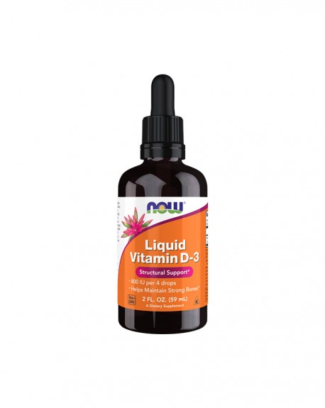 Vitamina D-3 2,000 U.I. Liquid 59 ml - Now