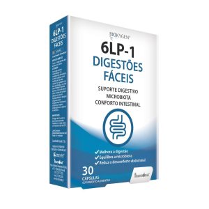 Bioygen 6LP-1 Digestão 30 Cápsulas