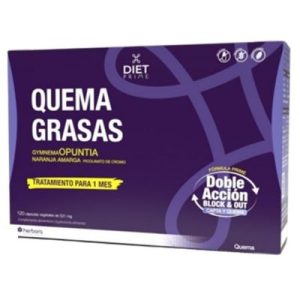 Diet Prime Queima Gorduras Vegan Sem Glúten 120 Cápsulas - Herbora