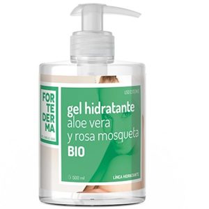 Fortederma Gel Hidratante de Aloé Vera e Rosa Mosqueta Bio Vegan 500 ml - Herbora