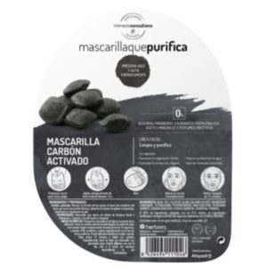 Máscara Purificante com Carvão Ativado Bio Vegan Monodose - Herbora