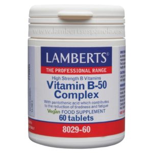 Vitamina B-50 Complex 60 comprimidos - Lamberts
