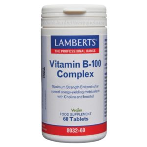Vitamina B-100 Complex 60 comprimidos - Lamberts