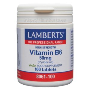 Vitamina B-6 Piridoxina 100 comprimidos - Lamberts