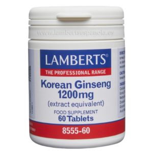 Ginseng Coreano 1200 mg 60 cápsulas - Lamberts