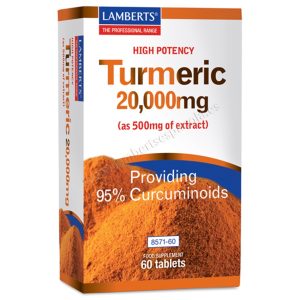 Turmeric Curcuma 20000 mg 60 comprimidos - Lamberts