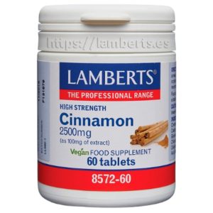 Canela 2500 mg 60 comprimidos - Lamberts