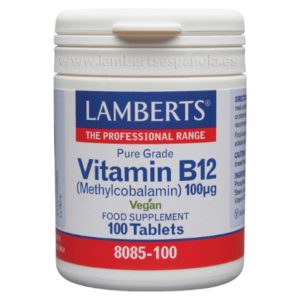 Vitamina B12 100 mcg 100 comprimidos - Lamberts