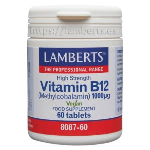 Vitamina B12 1000 mcg 60 comprimidos - Lamberts